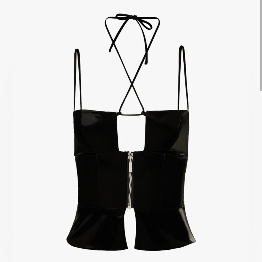 WeWoreWhat Peplum Corset Top